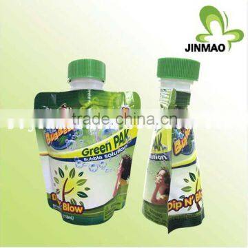 China manufacture drink water pouch/bag with spout,aluminum foil packaging