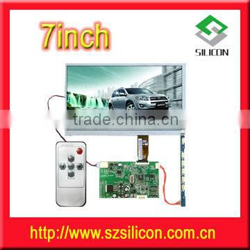 7inch lcd tft controller board with remote control