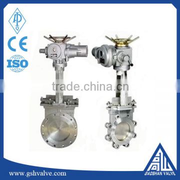 electric actuator lug knife gate valve