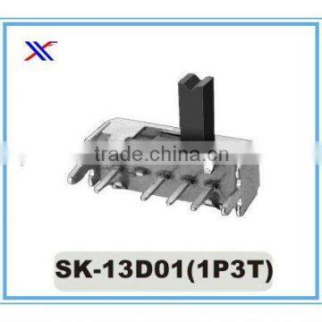 Sk-13D01(1P3T) mini 1p3t slide switch