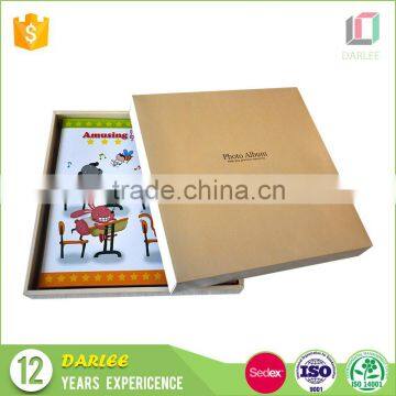 Shenzhen Suppliers Unique a4 Size Kraft Photo Box With Lid