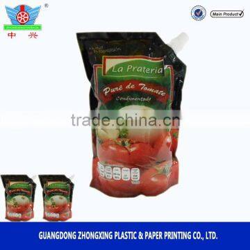 tomato ketchup sachet 10g / ketchup doypack / ketchup spout pouches