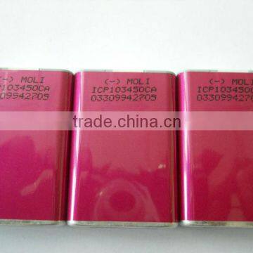 ICP103450CA moli 103450 2000mah 3.7v Lithium-Ion Battery Cells