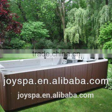 Acrylic pool filter portable pool filter Swim Spa with beautiful LED light swimming pool