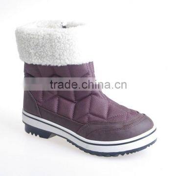 Cheap Snow Boots With Pedding Style Taup Color photo-3