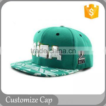 Custom 3D Embroidery Polular Snpback Caps Made In China