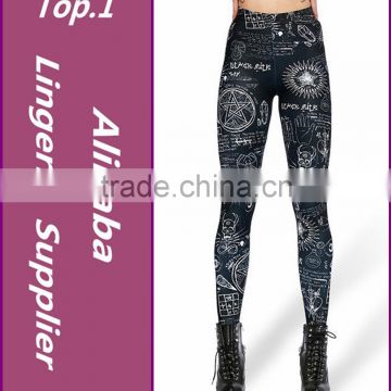 Harajuku 3D printed littlefinger hwmf leggings for women spring summer high quality personality sexy pants casual pencil pants