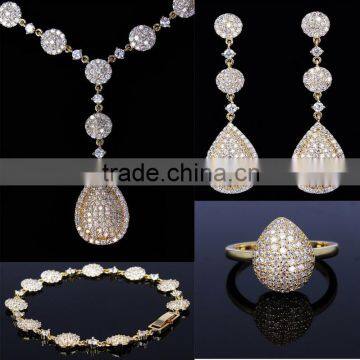 wholesale hello kitty zircon jewelry set