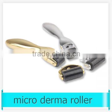 CE approval changeable heads 600 pins stainless micro needle therapy skin dermaroller DRS derma roller for anti cellulite