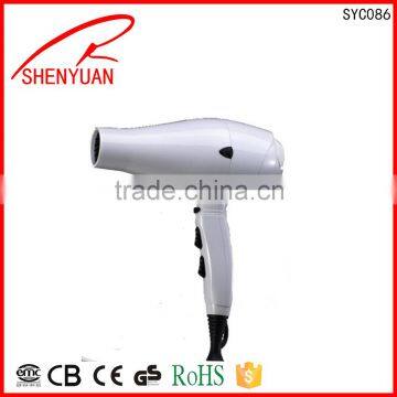 hot selling 2200W professional Long life AC motor Plastic hair dryer blow drier made in china barber shop equipment