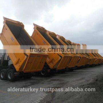 Scrap Tipper Semi Pipe Type Tipper Open Box Tipper Excavation Tipper Scrap Tipper Two Side Tipping Dumper Garbage Truck