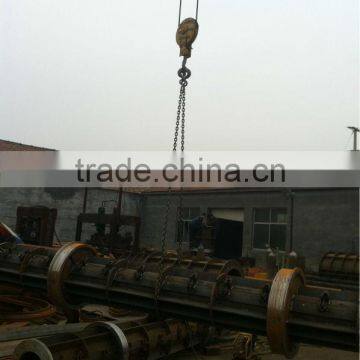 Pre-stressed concrete electric pole making machine