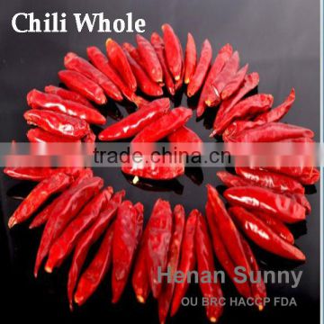 5 Years Golden Supplier Dry Whole Chilli