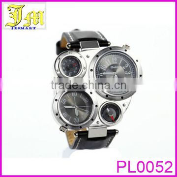 Movements Mens Military wrist Watch Quartz watch men Leather watches Outdoors Watch