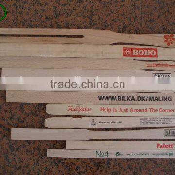 china supplier print world cup logo custom made wood paint stir