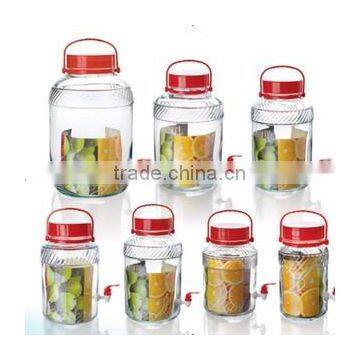 home and food storage glaas jar with plastic lid