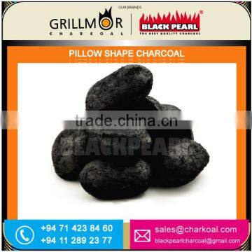 Coconut Shell Pillow Shape Charcoal Briquette for BBQ