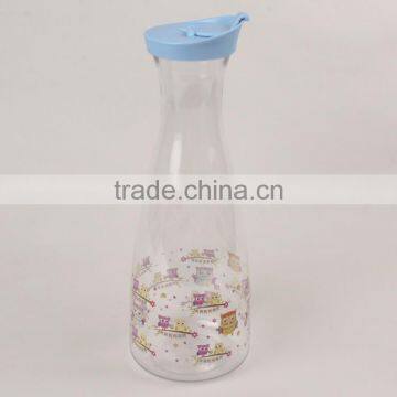 wholesale hot sell beautiful plastic colorful bottle with blue ild for juice