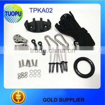 Kayak Accessories Pad Eye Anchor Trolley Kit for Manufacturer