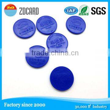 Factory price rfid coin tags, button tags, metro ticket tokens for transportation