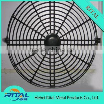 metal fan guard with black powder coating/fan guard cover/steel fan guard