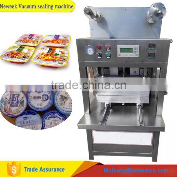 Neweek fresh keeping case yoghourt vacuum nitrogen flushing sealing machine