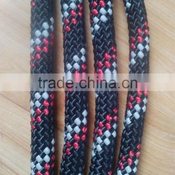 High quality Static polyester double braid ropes safety belt 12mm