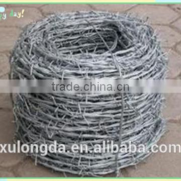 hot-dipped galvanized barbed wire price per roll