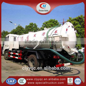 Dongfeng Tianjin sewage suction truck Euro 3 sewer cleaning for sale