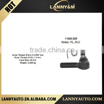 high quality european Truck suspension parts OEM 1696920 volvo LH ball joint tie rod end for volvo