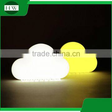 Promotion White Kids Baby Bed Living Room Hallway Sound Sensor Voice Control USB LED Cloud Lamp Night Light photo-3