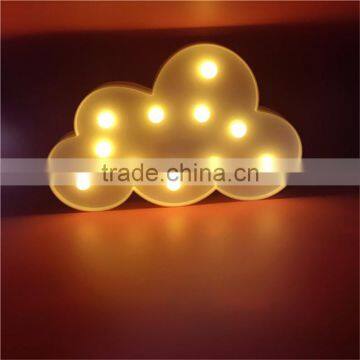Promotion Gift White Cloud 11LED Home Room Wall Decoration Hanger Kids Children Baby Night Light photo-4
