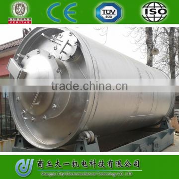 DAYI Environmental Friendly Pyrolysis Plant For Tyre Plastic And Rubber Getting Raw Oil