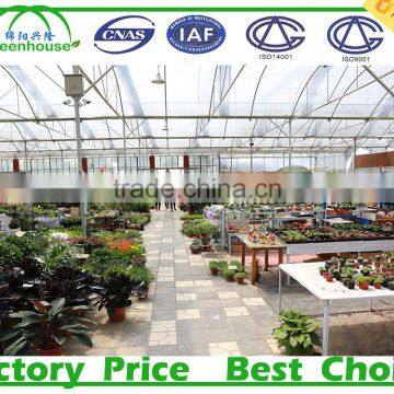 Multi Span Vegetable Commercial Greenhouse Covered By Polythene Film photo-2