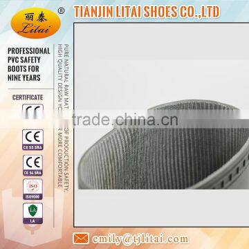 Black Steel Toe PVC Boots for Men photo-6