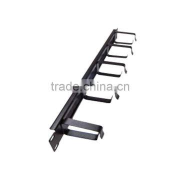 1U 19-inch Racks D-ring Brush Cable Management Panel With Brush Grommet photo-2