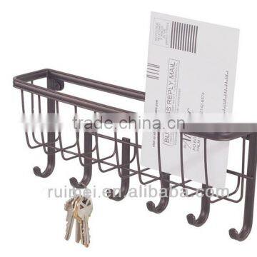 Customized Wall Mount Mail Key Letter Holder Hook Rack photo-2