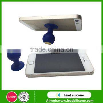 Promotional gift universality portable silicone phone holder stand for phone accessory