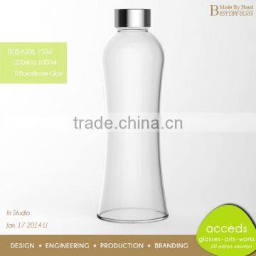 Custom Glass Fruit Juice / Tea Water Bottle Infuser photo-6