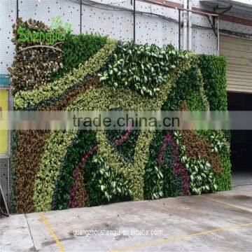 SJLJ013626 Wall Decoration Artificial Vertical Green Grass Wall photo-5