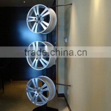 Alloy Wheels Display Rack with Banner