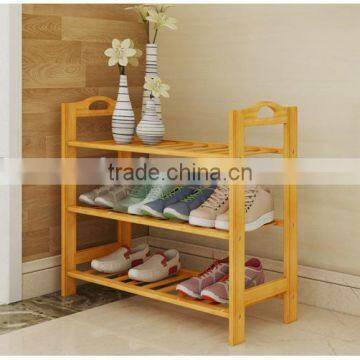Japanese Style Bamboo Wooden Shoes Rack photo-2