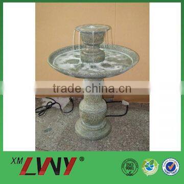 Garden decoration two layers resin artificial water fountain