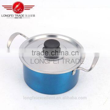Manufacturay Wholesale Best Quality Pcs Colorful no Stick Stainless Steel Cookware Set/cook Pot photo-3