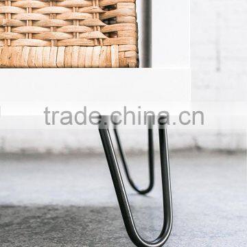 Home Furniture Hardware Black Powder Coated Cabinet Metal Hairpin Leg photo-2
