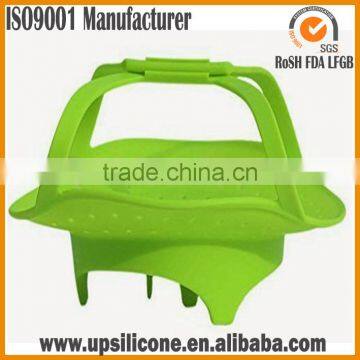 High Quality Silicone Drain Basket Silicone Steamer Basket photo-4