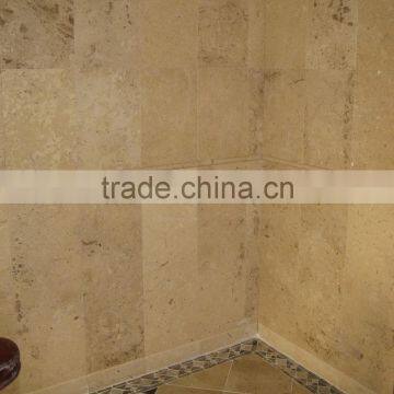 China Beige Limestone Tile Beige Limestone Flooring & Wall Tile photo-2