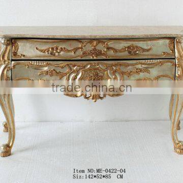 Room Decorative Furniture Marble Top Plexiglass Console Table photo-2