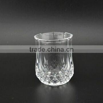 top quality clear glass whisky glass cup with magic