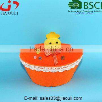 BSCI Audit Factory Unique Design Non-woven Fabric Easter Basket photo-2